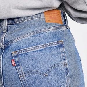 Levi's Plus 501 jeans in mid wash blue